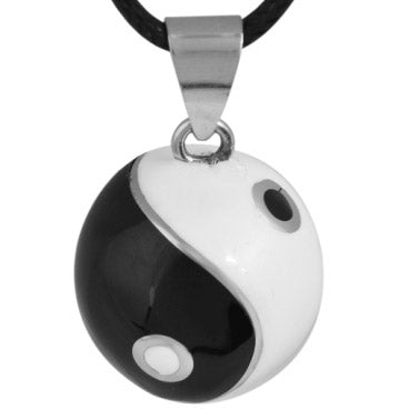 Geëmailleerd zwangerschapsbelletje Yin Yang