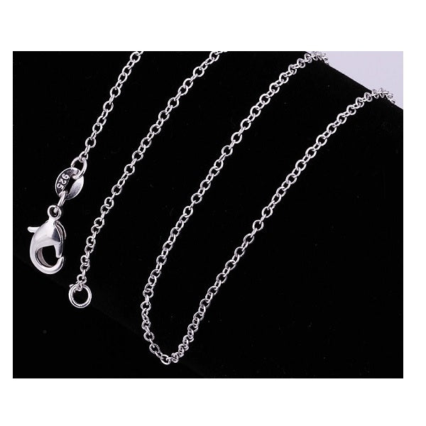 Verzilverde ketting